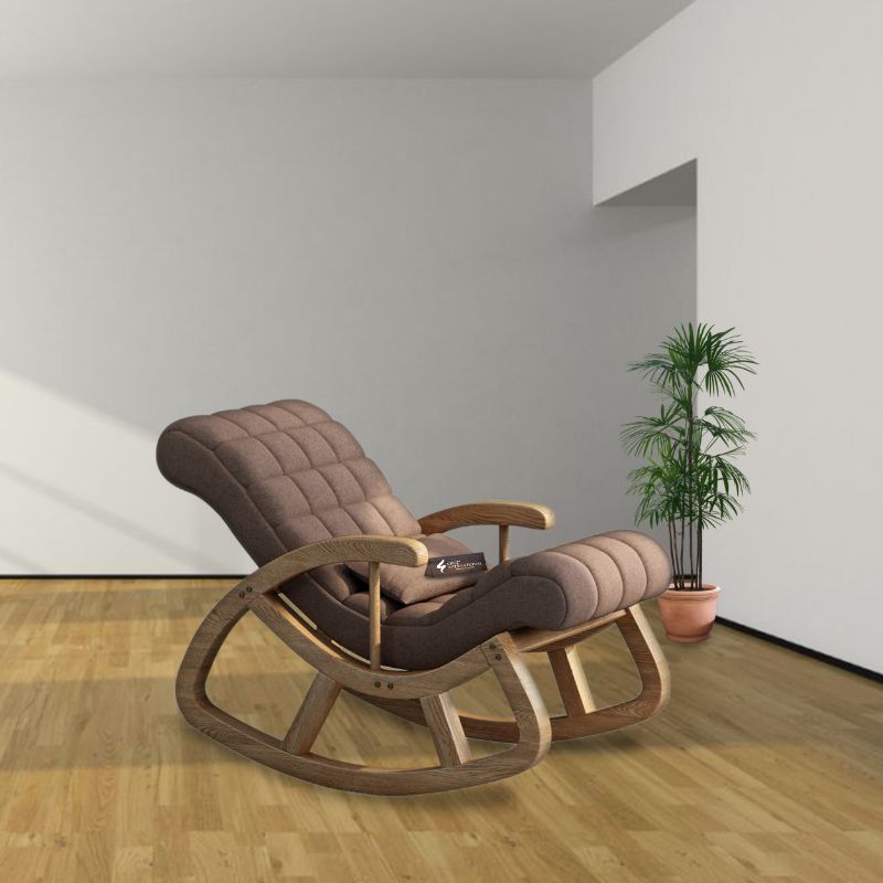 Premium Great TeakWood Rocking Chair | Natural | 11 Colours Available CRUZ INTERNATIONAL